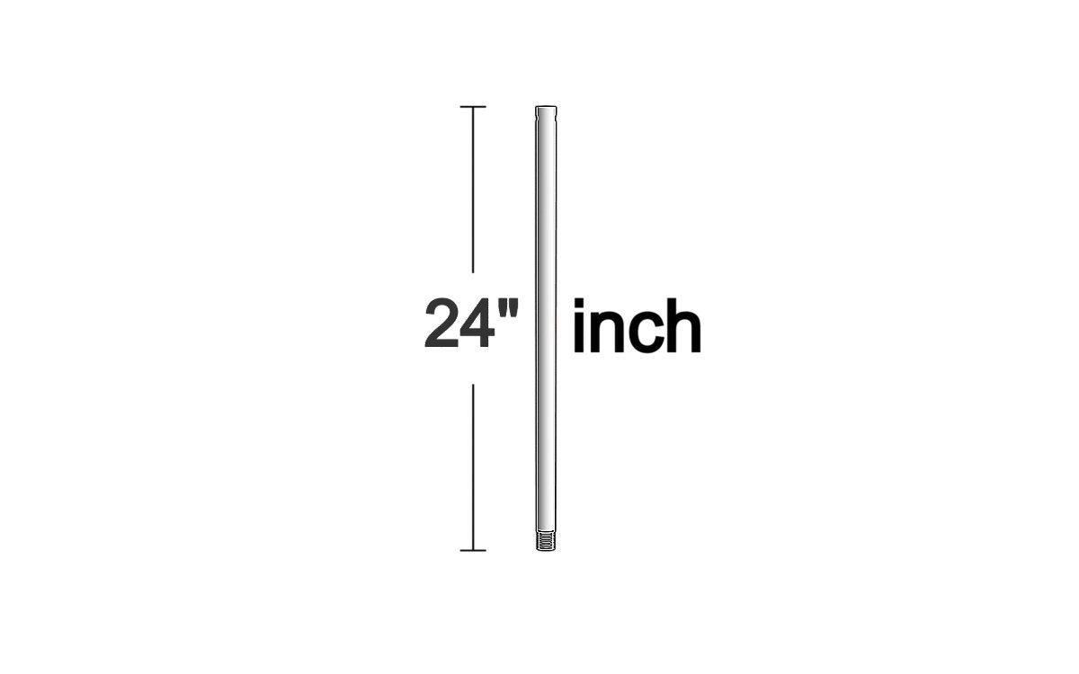 Visual Comfort Fan - DR24PN - Downrod - Universal - Polished Nickel