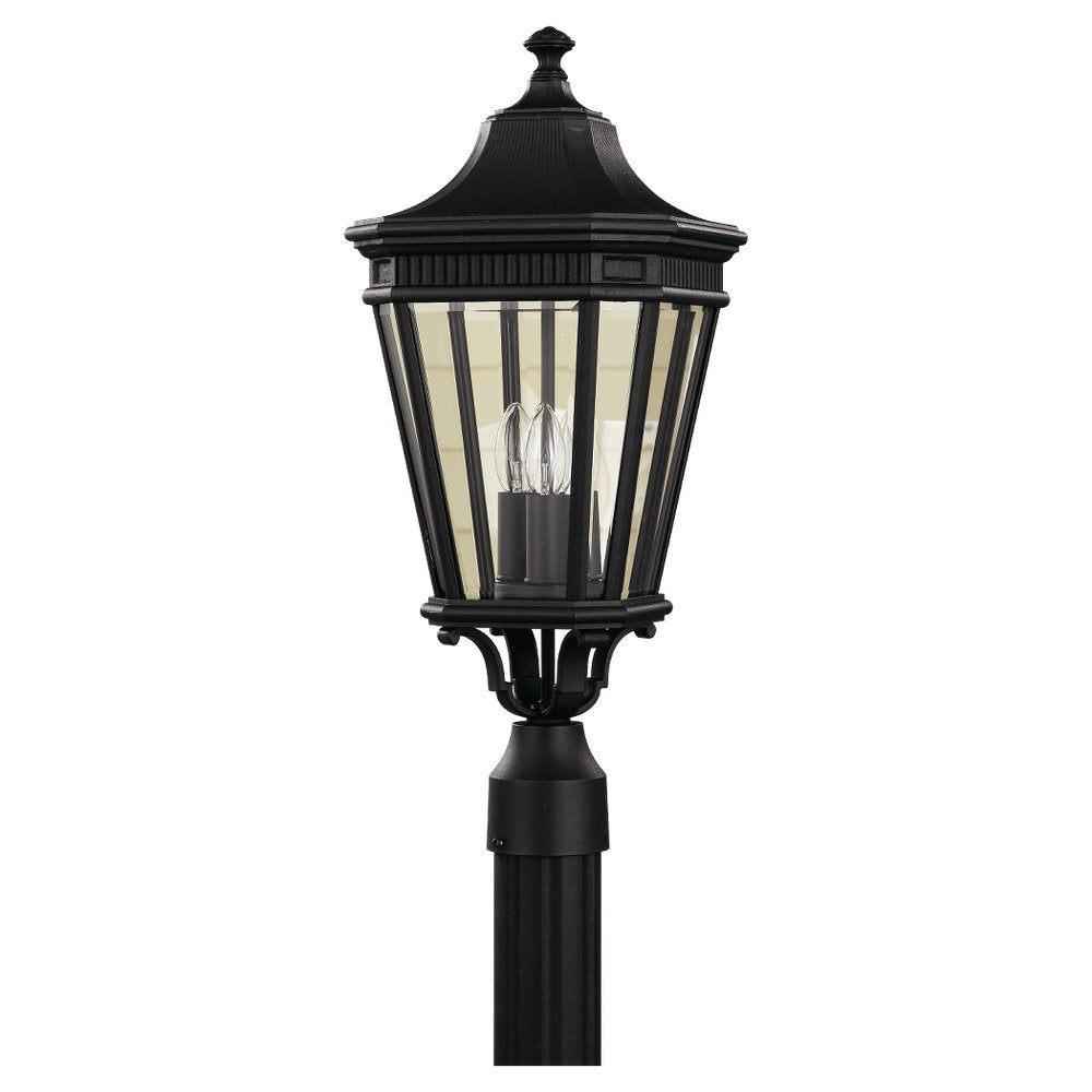 Generation Lighting - OL5407BK - Three Light Outdoor Fixture - Cotswold Lane - Black