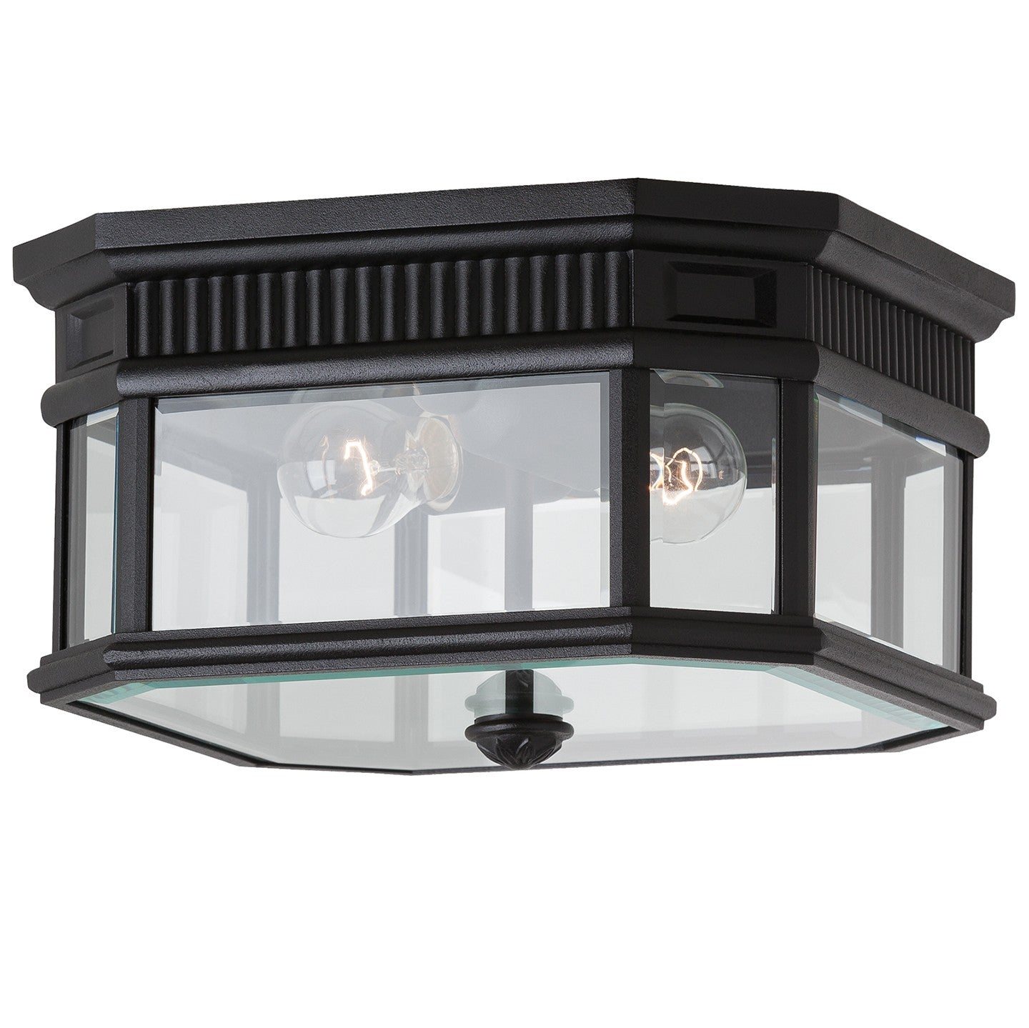 Generation Lighting - OL5413BK - Two Light Outdoor Fixture - Cotswold Lane - Black