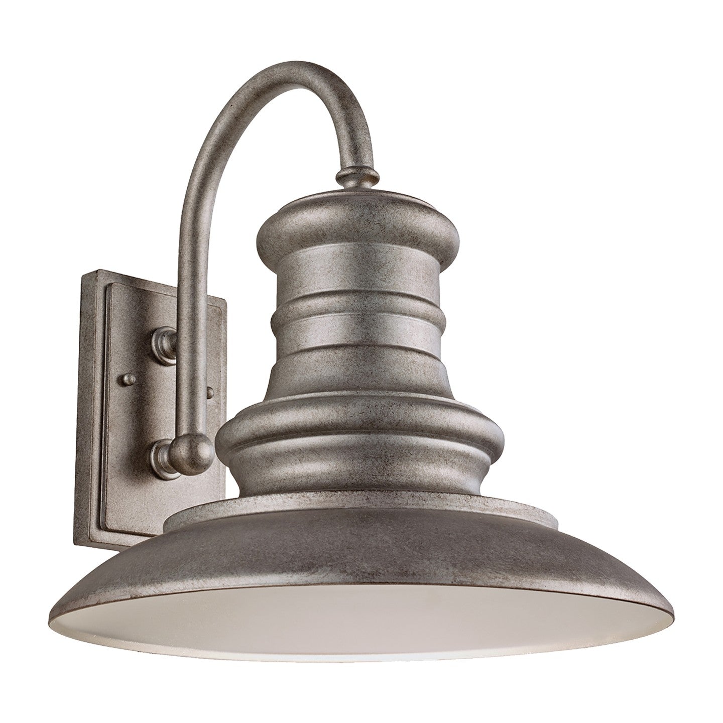 Generation Lighting - OL9004TRD - One Light Outdoor Wall Lantern - Redding Station - Tarnished Silver