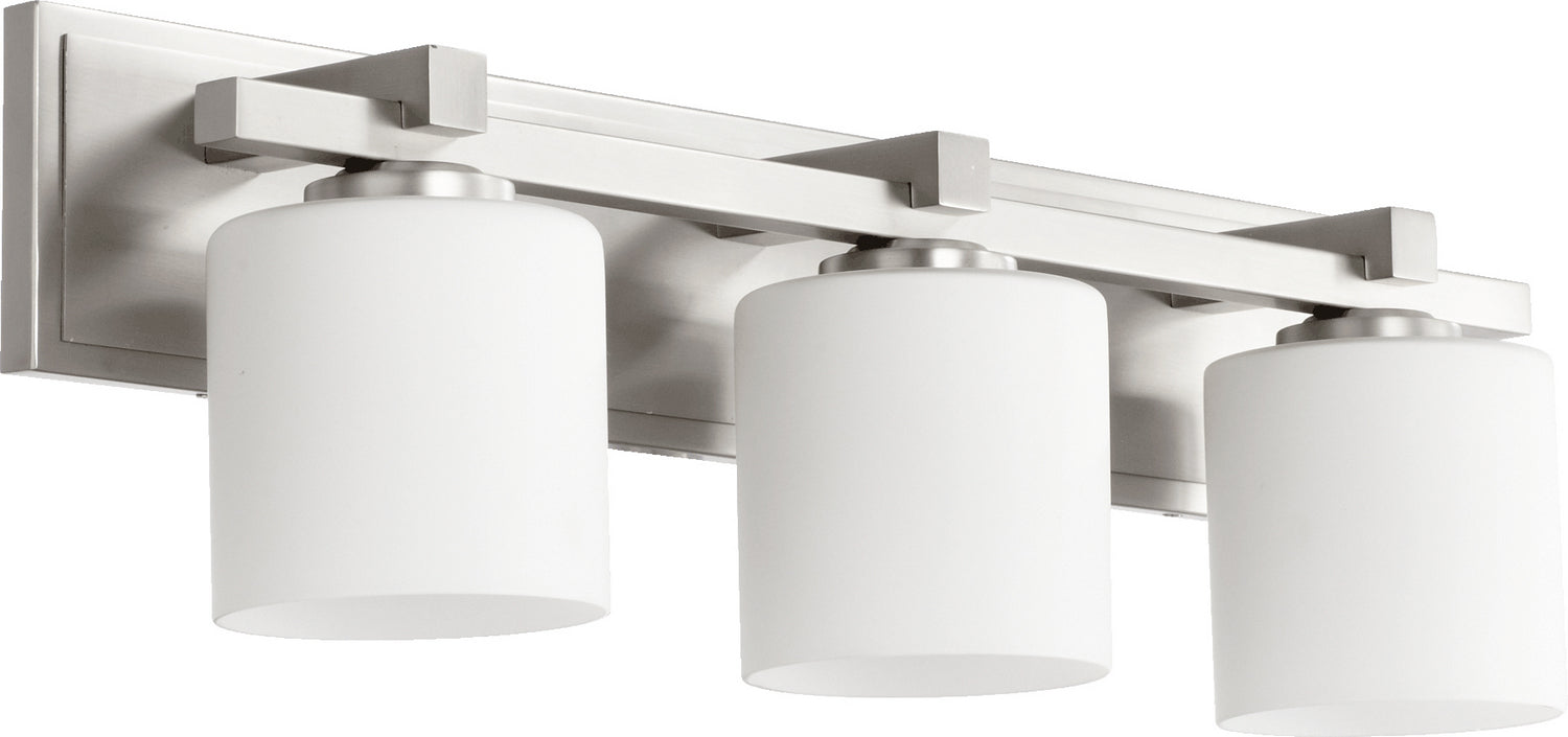 Quorum - 5369-3-65 - Three Light Vanity - Kaplan - Satin Nickel