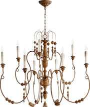 Quorum - 6206-9-94 - Nine Light Chandelier - Salento - French Umber