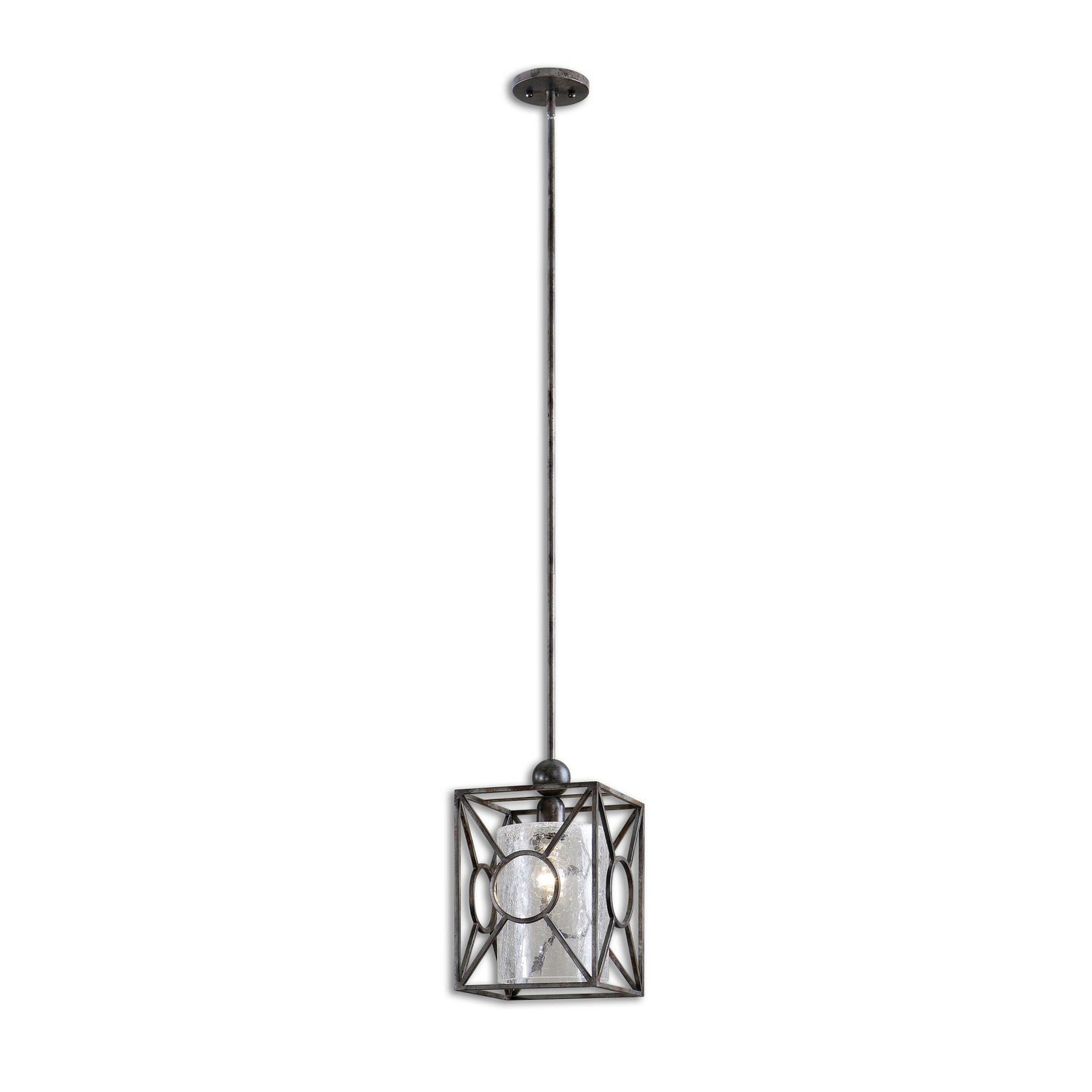 Uttermost - 21978 - One Light Mini Pendant - Arbela - Rust Black w/Aged Gray Undertones