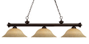 Z-Lite - 200-3BRZ-GM16 - Three Light Billiard - Riviera - Bronze