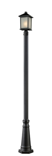Z-Lite - 507PHM-519P-BK - One Light Outdoor Post Mount - Holbrook - Black
