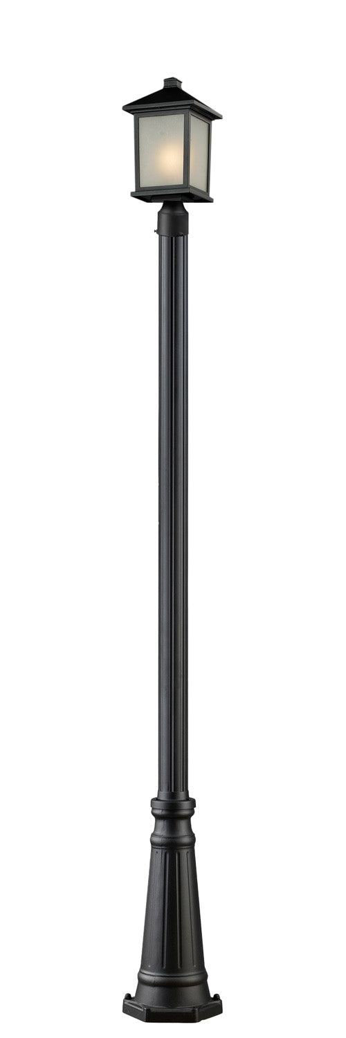 Z-Lite - 507PHM-519P-BK - One Light Outdoor Post Mount - Holbrook - Black
