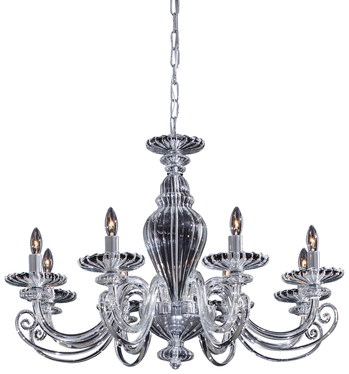 Metropolitan - N9168 - Eight Light Chandelier - Metropolitan Family - Chrome
