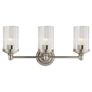 Visual Comfort Signature - AH 2202PN-CG - Three Light Wall Sconce - Ava - Polished Nickel