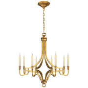 Visual Comfort Signature - CHC 1561AB - Eight Light Chandelier - Mykonos - Antique-Burnished Brass