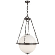Visual Comfort Signature - CHC 2135BZ-WG - Two Light Lantern - Modern Globe - Bronze