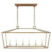 Visual Comfort Signature - CHC 2166GI - Six Light Lantern - Darlana - Gilded Iron