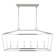 Visual Comfort Signature - CHC 2166PN - Six Light Lantern - Darlana - Polished Nickel