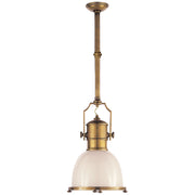 Visual Comfort Signature - CHC 5133AB-WG - One Light Pendant - Country Industrial - Antique-Burnished Brass