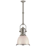 Visual Comfort Signature - CHC 5133PN-WG - One Light Pendant - Country Industrial - Polished Nickel