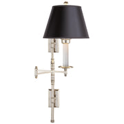 Visual Comfort Signature - CHD 5102PN-B - One Light Swing Arm Wall Lamp - Dorchester Swing Arm - Polished Nickel