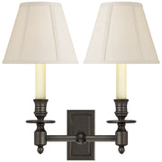 Visual Comfort Signature - S 2212BZ-L - Two Light Wall Sconce - French Library - Bronze