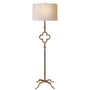 Visual Comfort Signature - SK 1500GI-L - Two Light Floor Lamp - Quatrefoil - Gilded Iron