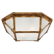 Visual Comfort Signature - SK 4008GI-FG - Two Light Flush Mount - Morris - Gilded Iron