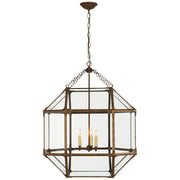 Visual Comfort Signature - SK 5010GI-CG - Three Light Lantern - Morris - Gilded Iron