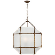 Visual Comfort Signature - SK 5010GI-FG - Three Light Lantern - Morris - Gilded Iron