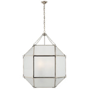 Visual Comfort Signature - SK 5010PN-FG - Three Light Lantern - Morris - Polished Nickel