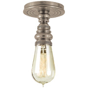 Visual Comfort Signature - SL 5001AN - One Light Flush Mount - Boston - Antique Nickel