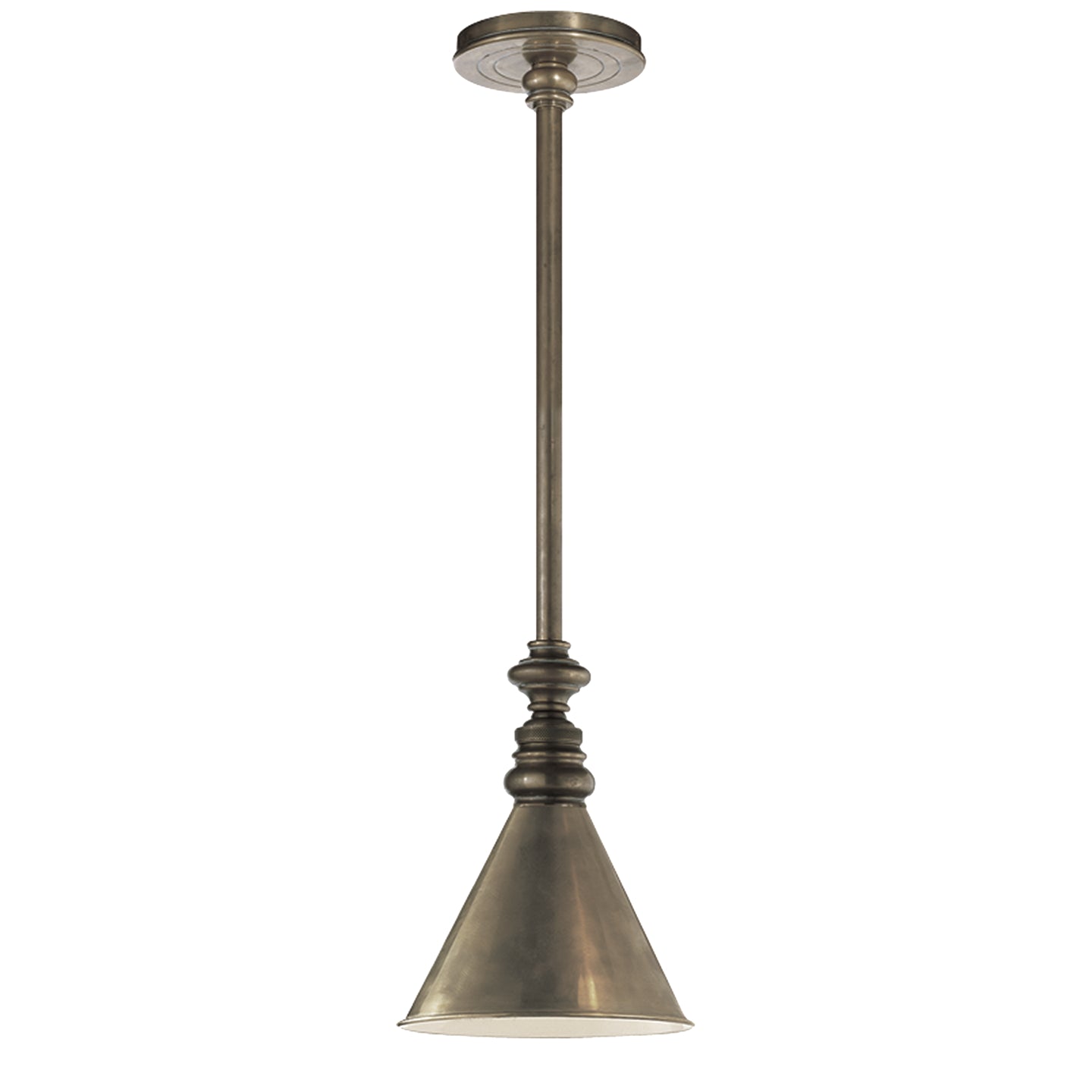 Visual Comfort Signature - SL 5125AN/SLD-AN - One Light Pendant - Boston - Antique Nickel