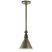 Visual Comfort Signature - SL 5125AN/SLD-AN - One Light Pendant - Boston - Antique Nickel