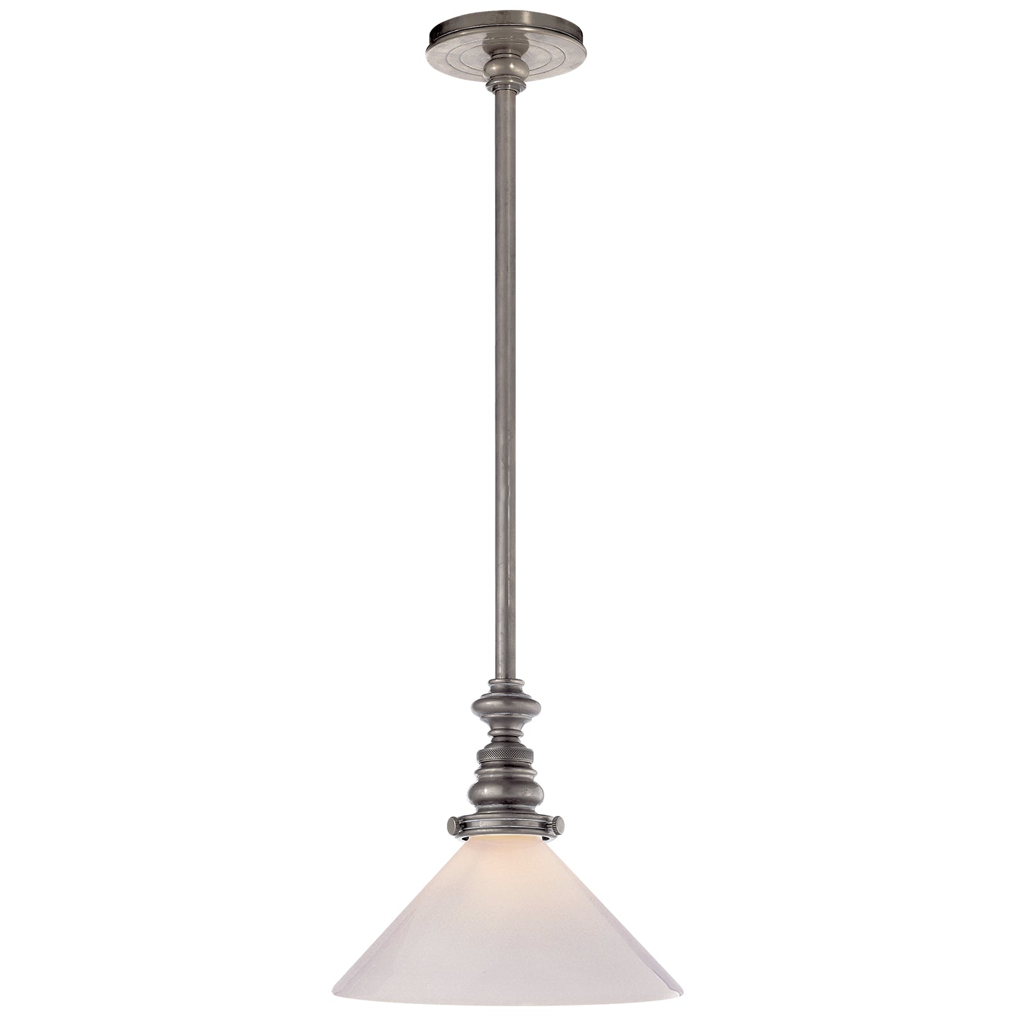 Visual Comfort Signature - SL 5125AN-WG1 - One Light Pendant - Boston - Antique Nickel