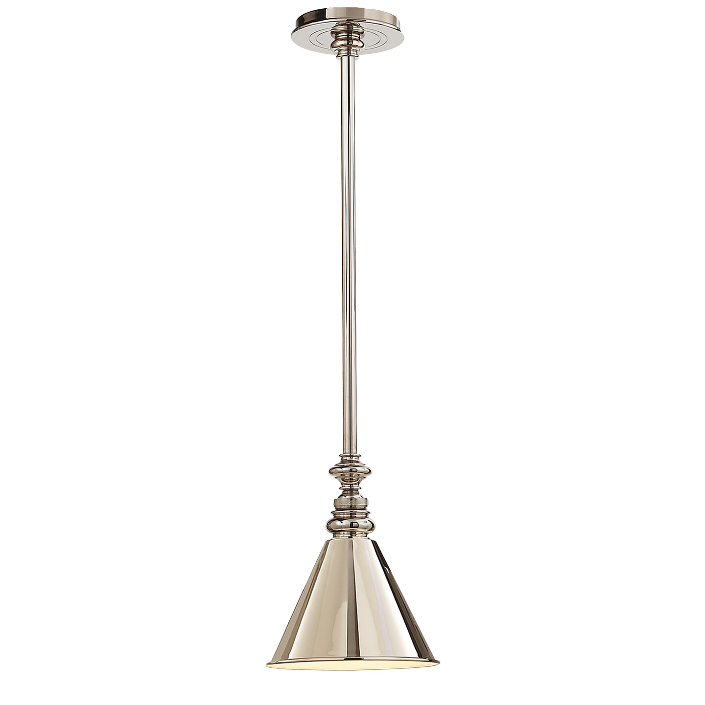 Visual Comfort Signature - SL 5125PN/SLD-PN - One Light Pendant - Boston - Polished Nickel