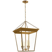 Visual Comfort Signature - SL 5872HAB - Four Light Lantern - Cornice - Hand-Rubbed Antique Brass