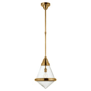 Visual Comfort Signature - TOB 5155HAB-SG - One Light Pendant - Gale - Hand-Rubbed Antique Brass
