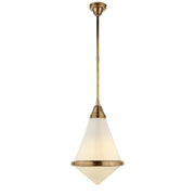 Visual Comfort Signature - TOB 5156HAB-WG - One Light Pendant - Gale - Hand-Rubbed Antique Brass