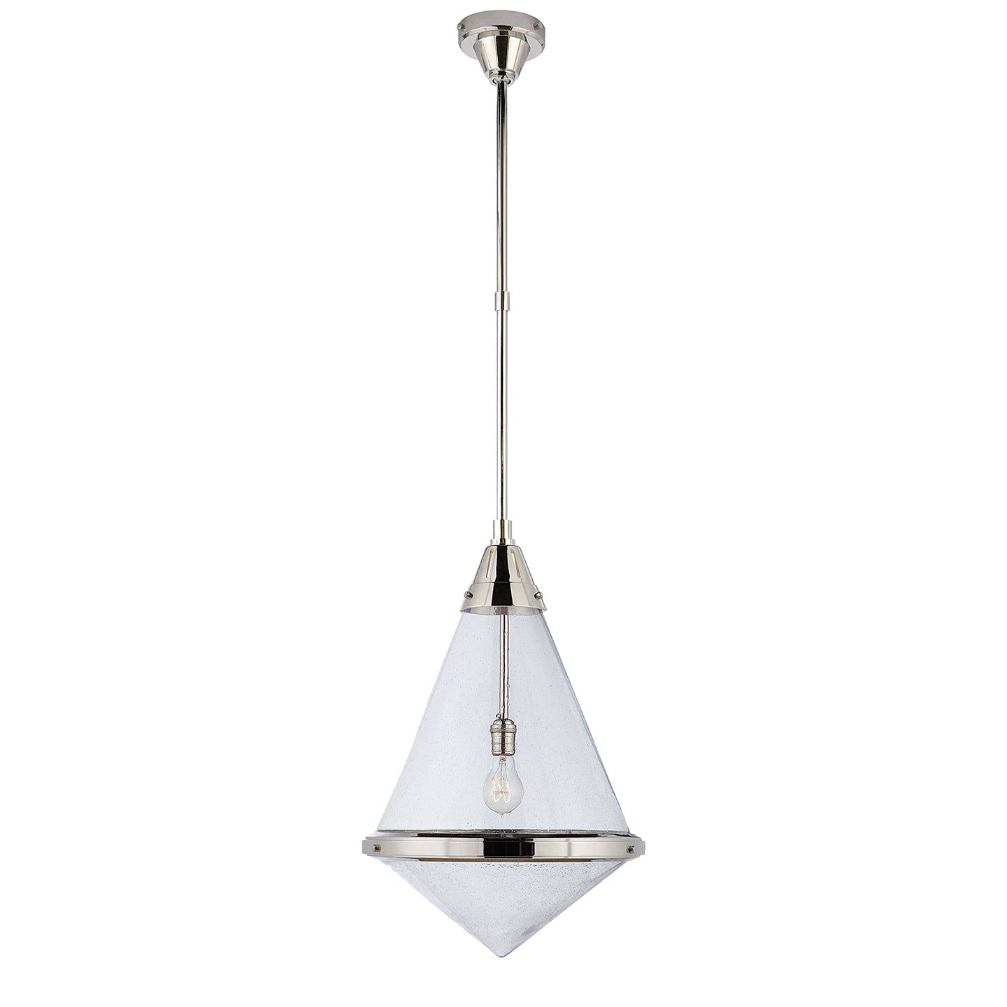 Visual Comfort Signature - TOB 5156PN-SG - One Light Pendant - Gale - Polished Nickel