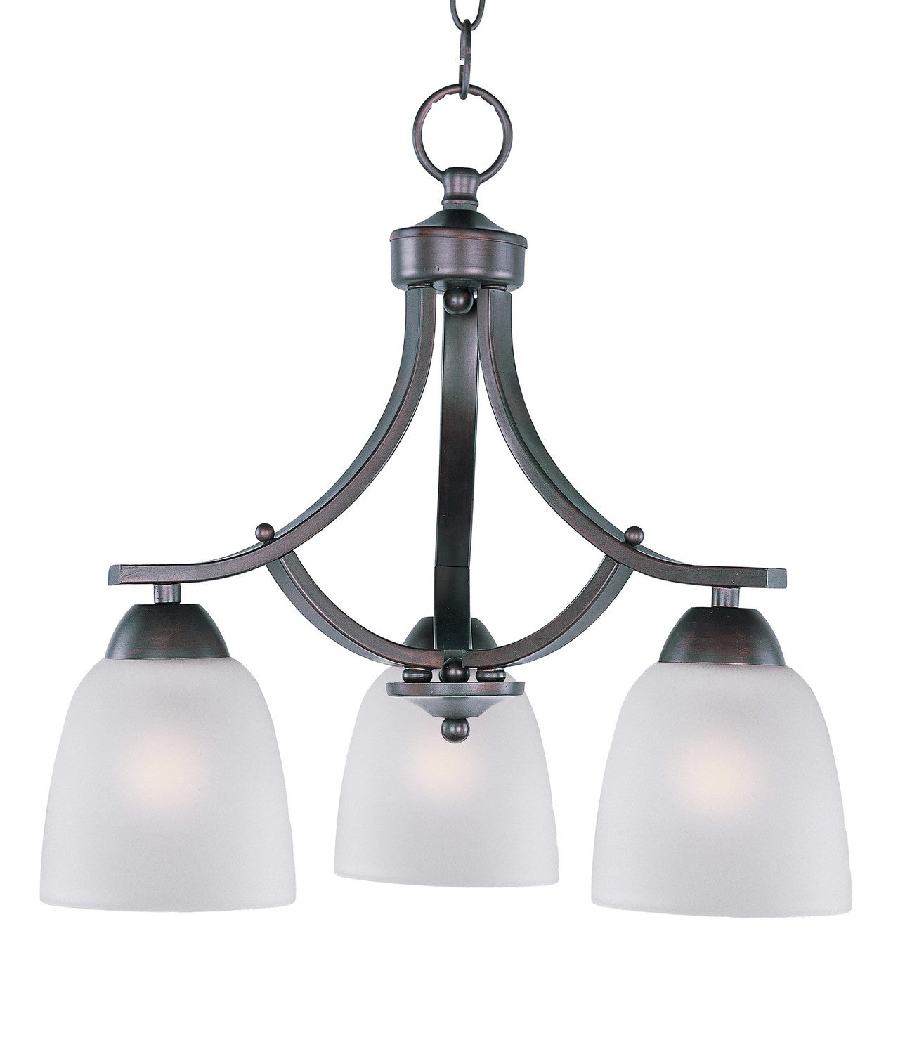 Maxim - 11223FTOI - Three Light Chandelier - Axis - Oil Rubbed Bronze