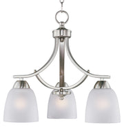 Maxim - 11223FTSN - Three Light Chandelier - Axis - Satin Nickel