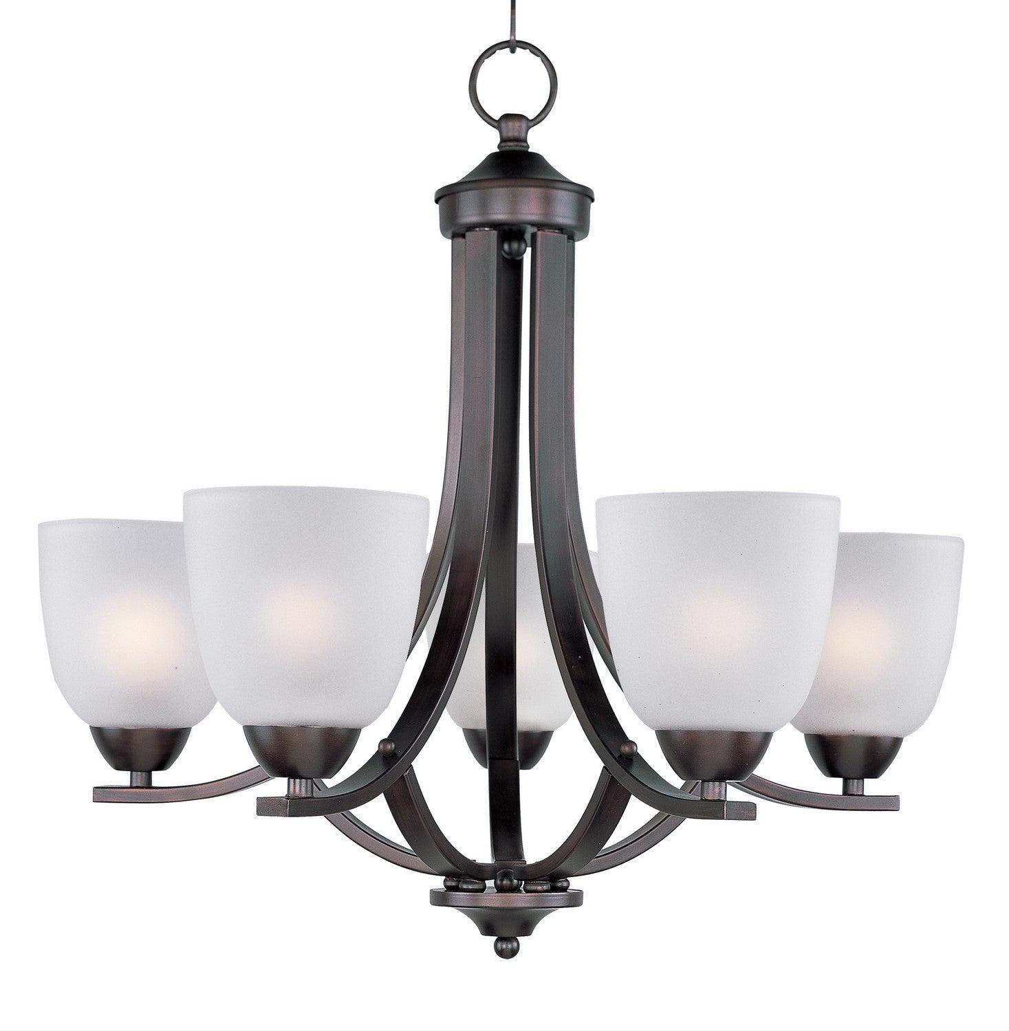 Maxim - 11225FTOI - Five Light Chandelier - Axis - Oil Rubbed Bronze
