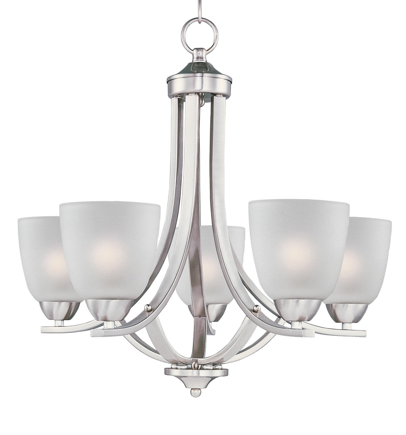 Maxim - 11225FTSN - Five Light Chandelier - Axis - Satin Nickel