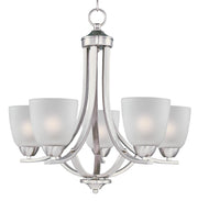 Maxim - 11225FTSN - Five Light Chandelier - Axis - Satin Nickel