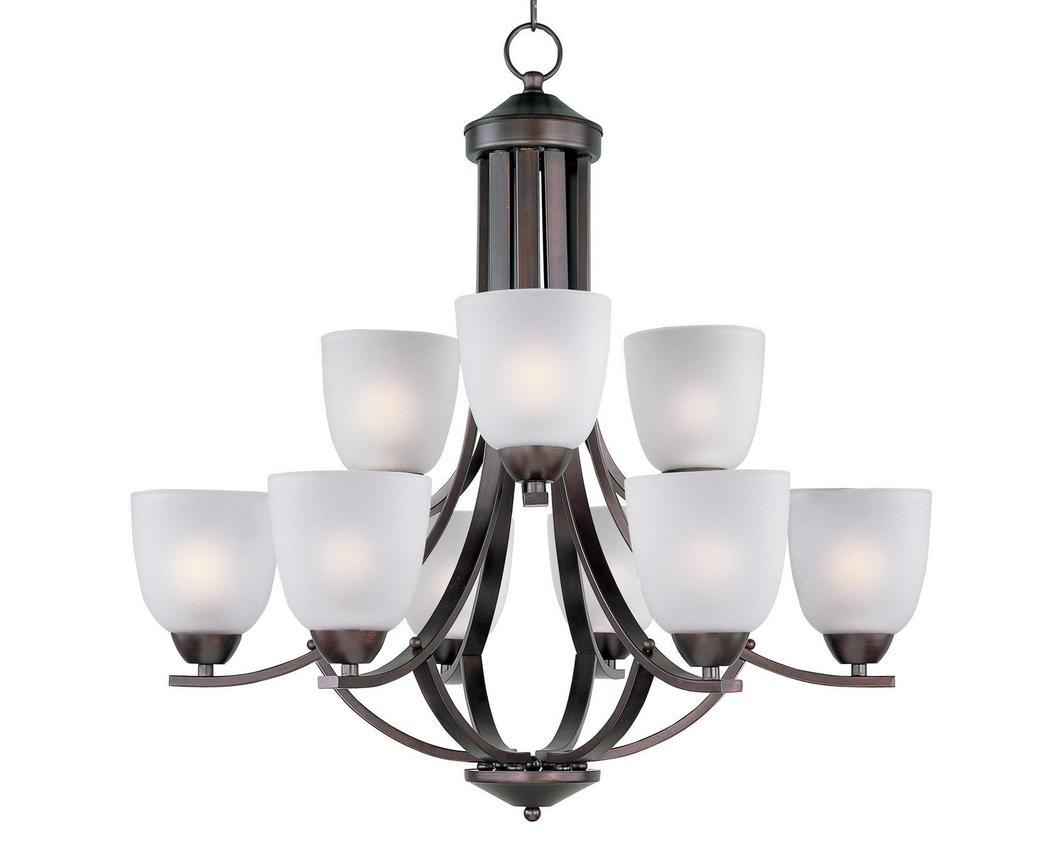 Maxim - 11226FTOI - Nine Light Chandelier - Axis - Oil Rubbed Bronze
