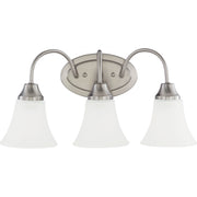 Generation Lighting - 44807-962 - Three Light Wall / Bath - Holman - Brushed Nickel