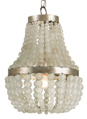 Currey and Company - 9203 - One Light Chandelier - Silver Granello