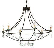 Currey and Company - 9921 - Six Light Chandelier - Mayfair