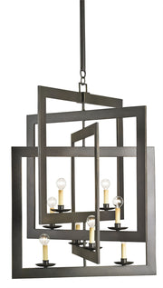 Currey and Company - 9927 - Eight Light Chandelier - Bronze Gold