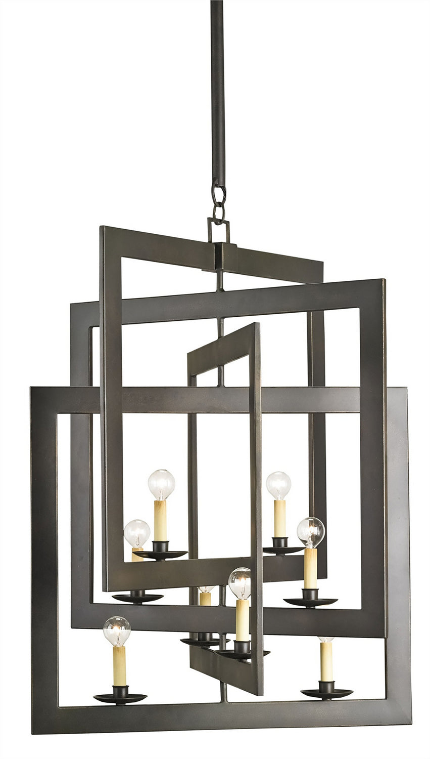 Currey and Company - 9927 - Eight Light Chandelier - Bronze Gold