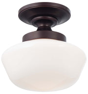 Minka-Lavery - 2255-576 - One Light Semi Flush Mount - Brushed Bronze