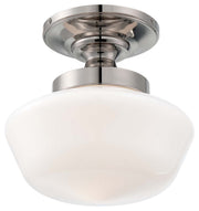 Minka-Lavery - 2255-613 - One Light Semi Flush Mount - Polished Nickel