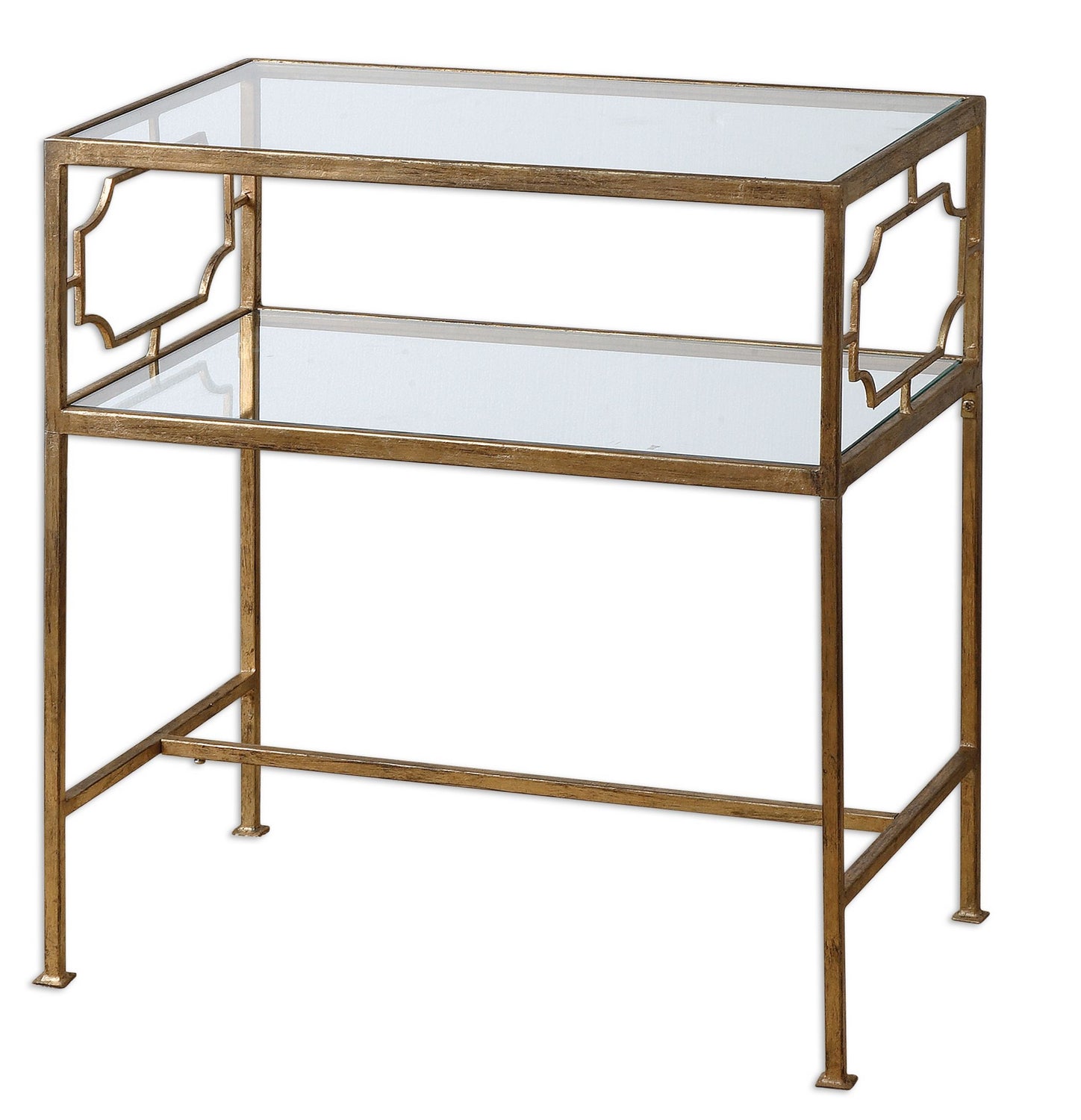 Uttermost - 24335 - Side Table - Genell - Gold Leafed