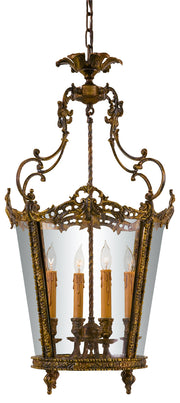 Metropolitan - N851204-OXB - Four Light Foyer Pendant - Metropolitan - Oxide Brass