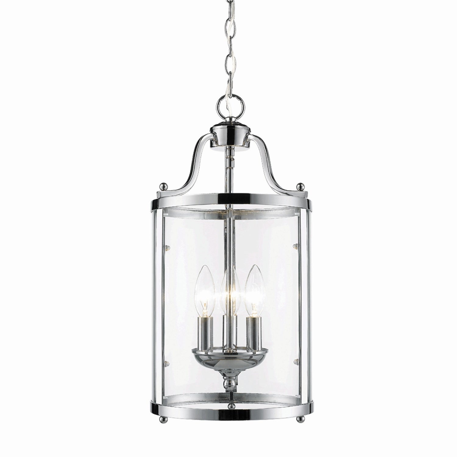 Golden - 1157-3P CH - Three Light Pendant - Payton - Chrome
